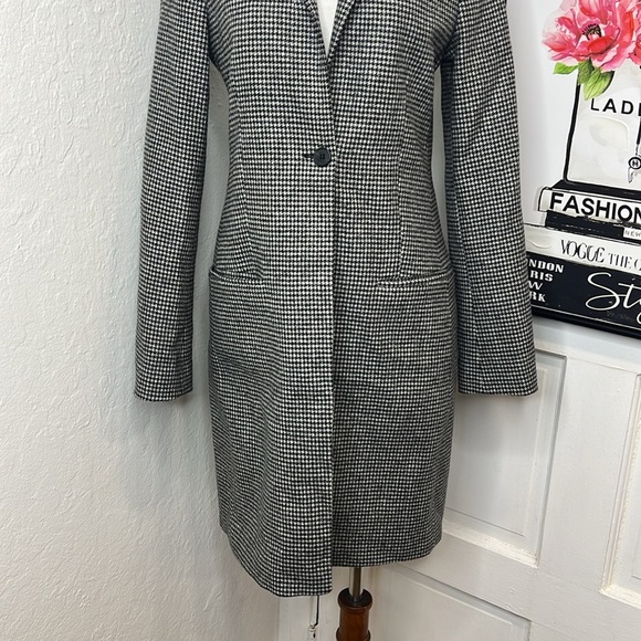 All Saints Leni Puppytooth Coat Size 4US - Picture 6 of 12